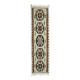 1970s Vintage Turkish Oushak Handmade Wool Cotton Beige Runner Rug 87x326
