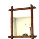Petit miroir en bambou ancien
