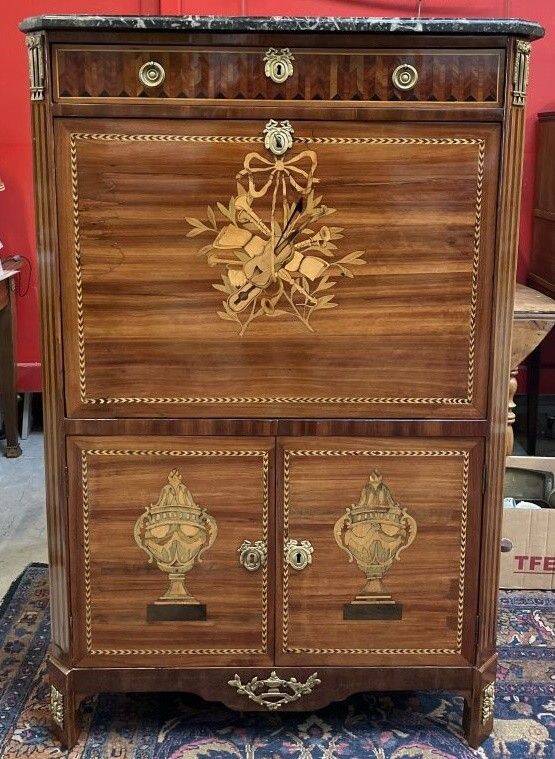 Secretary Louis xvi stamped