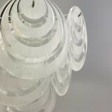 70s lamp light hanging lamp ceiling lamp space age design plastic 60s