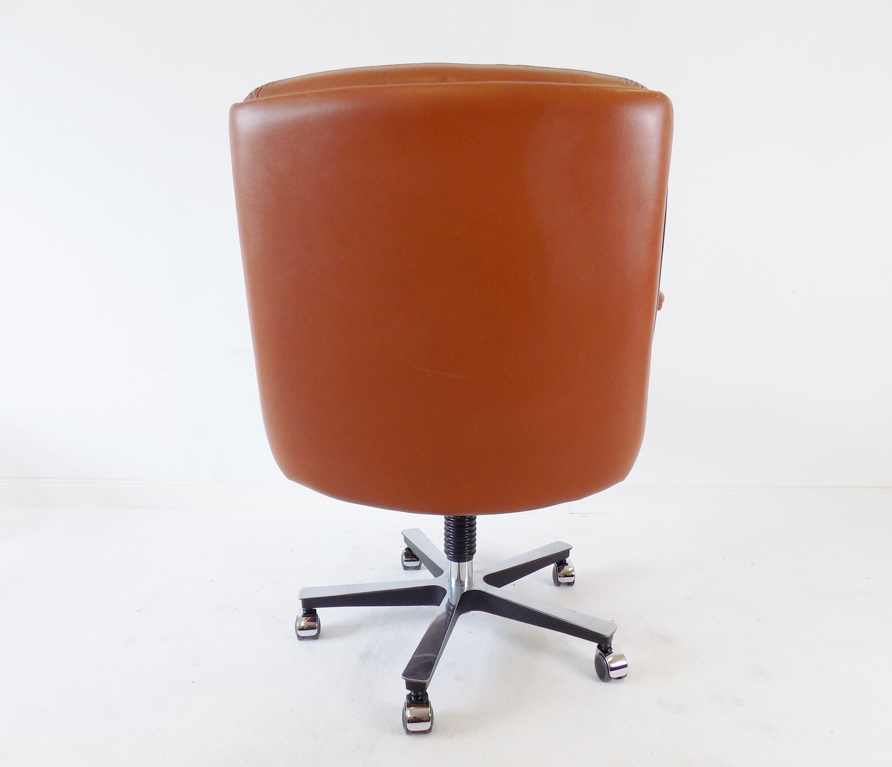 Ring Mekanikk leather office armchair 60's