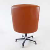 Ring Mekanikk leather office armchair 60's