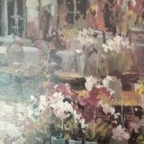 Painting Parisian terraces