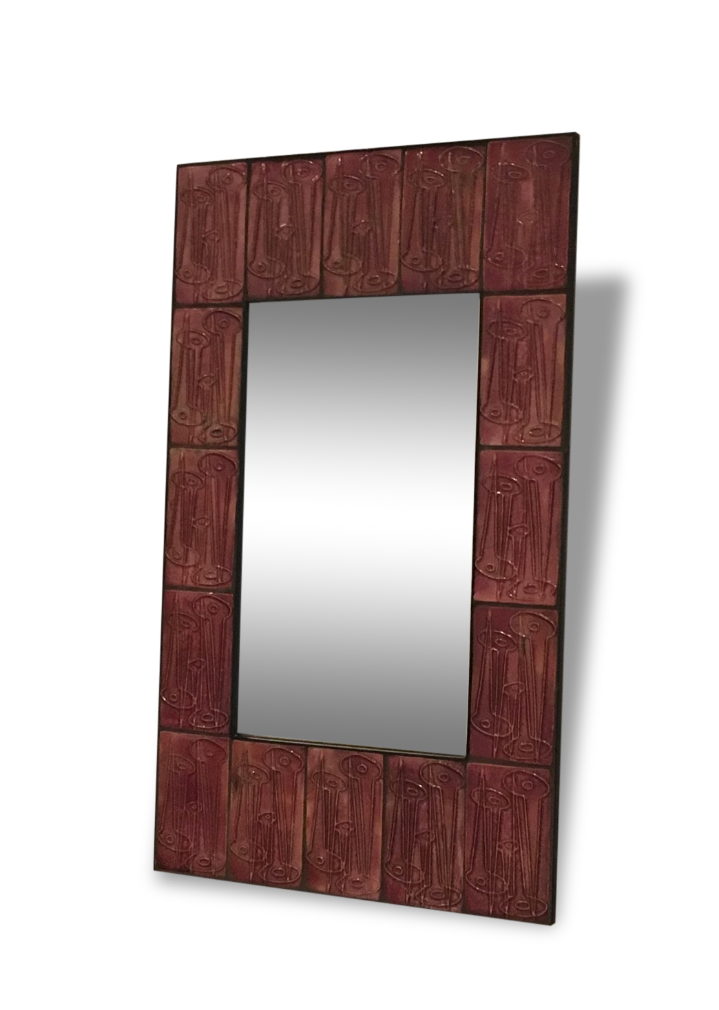 Ceramic mirror 35x59cm