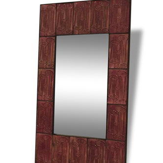 Ceramic mirror 35x59cm