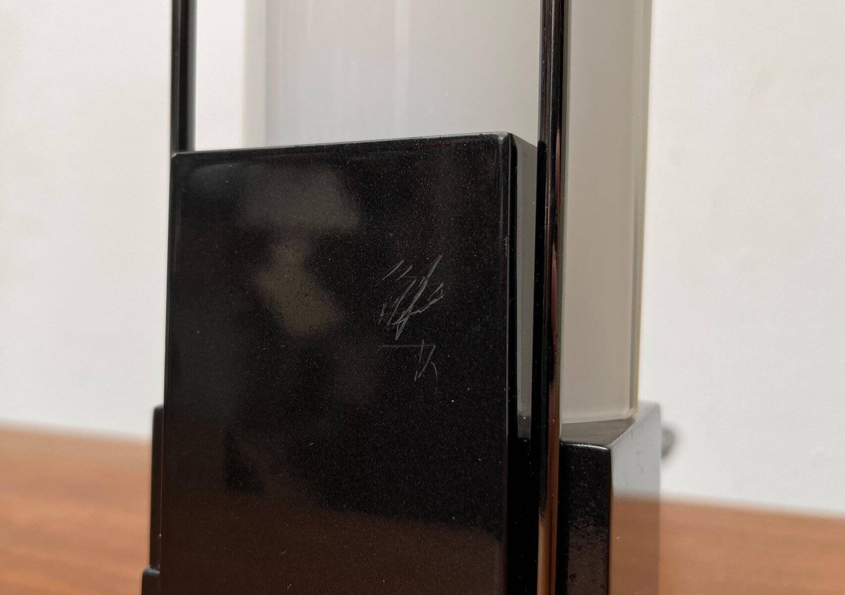 Postmodern Italian table lamp Palio by Perry King, S. Miranda for Arteluce, 1980s.