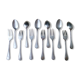 Dessert or dessert cutlery, 6 forks and 6 silver metal spoons Guildard