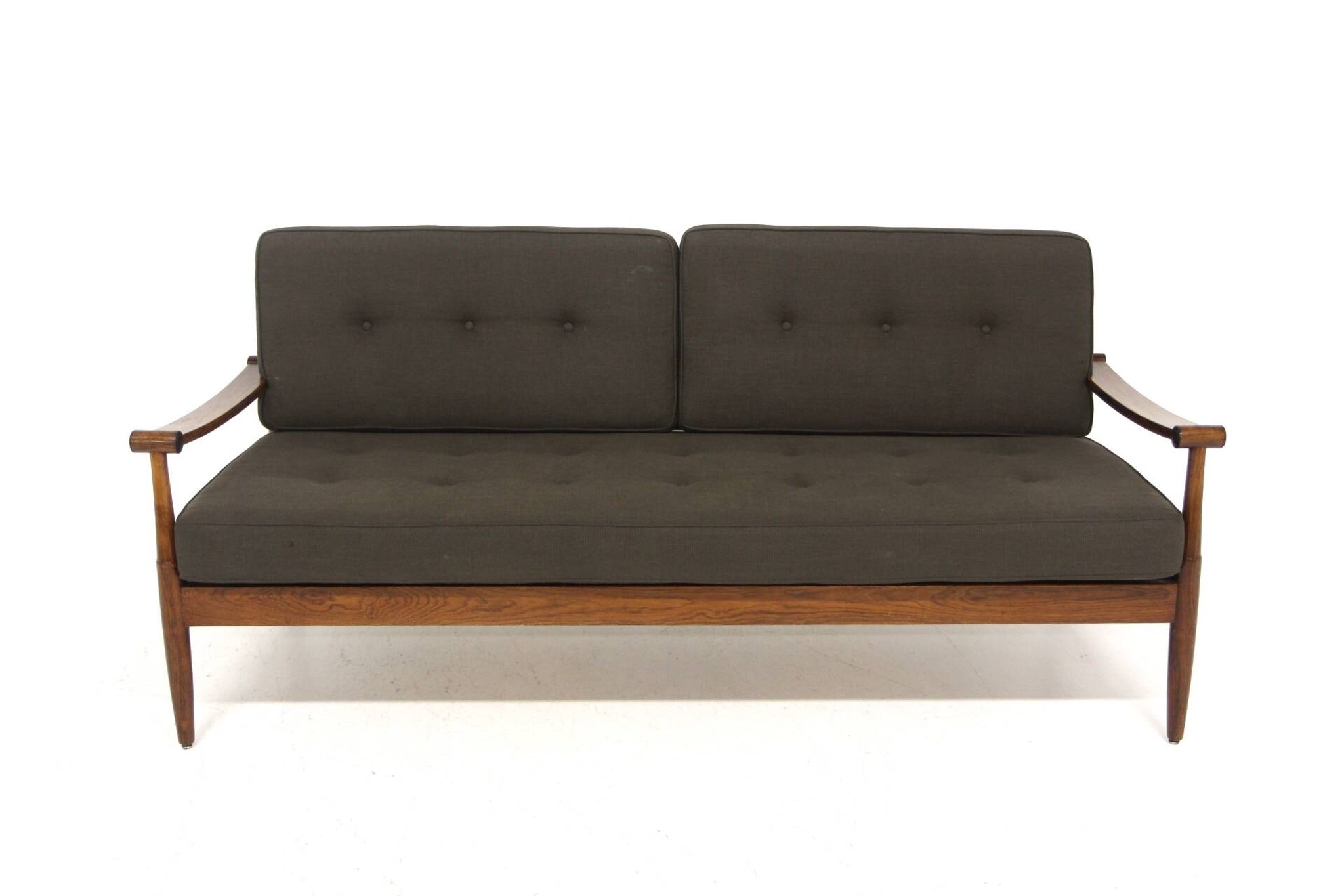 Scandinavian 3-seater sofa in rosewood, Denmark, 1960