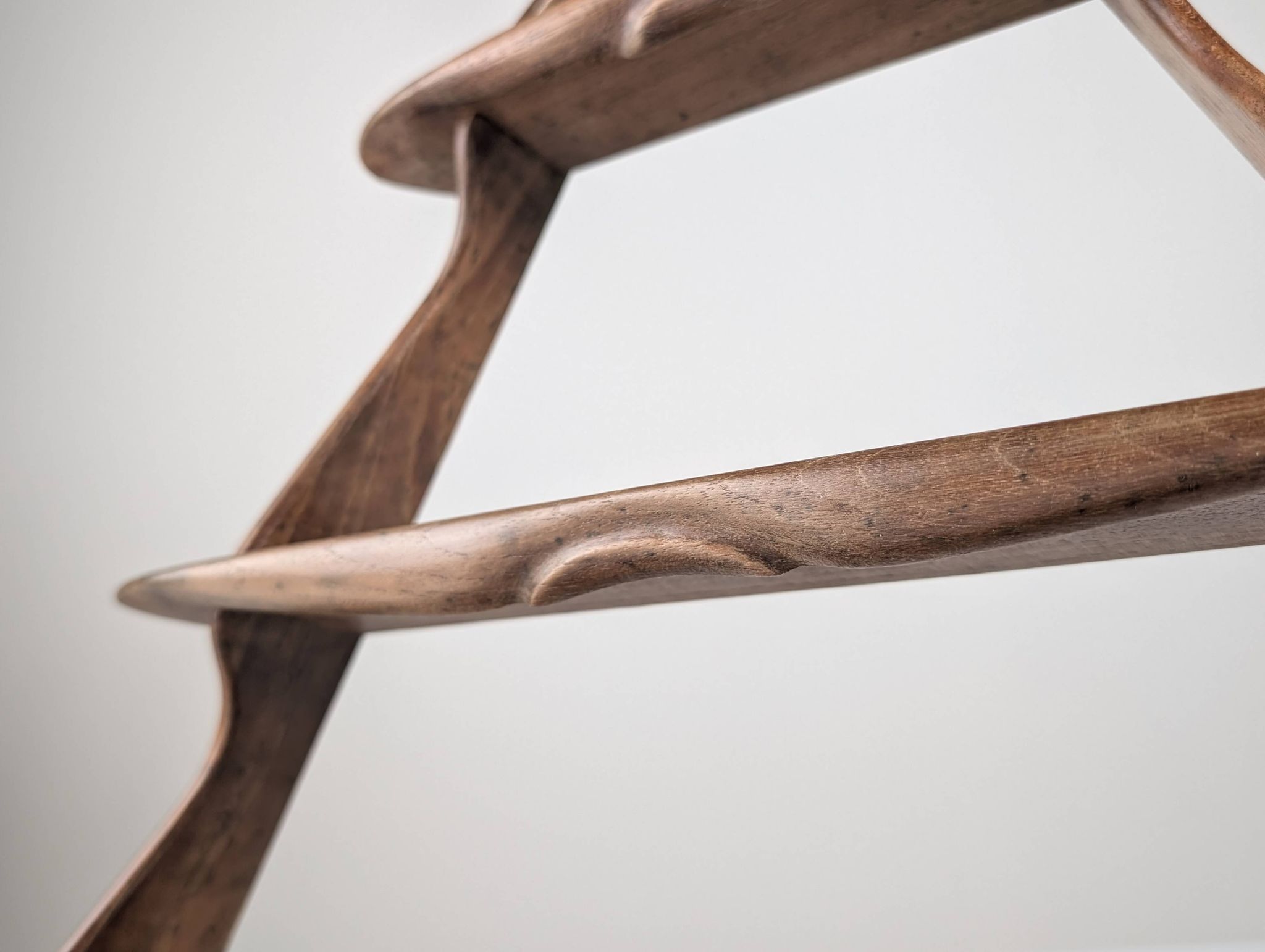 Wall Shelf Attributed to Peder Moos, Denmark, 1950s