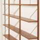 Danish mid century modern renovated  teak shelving unit 1960s