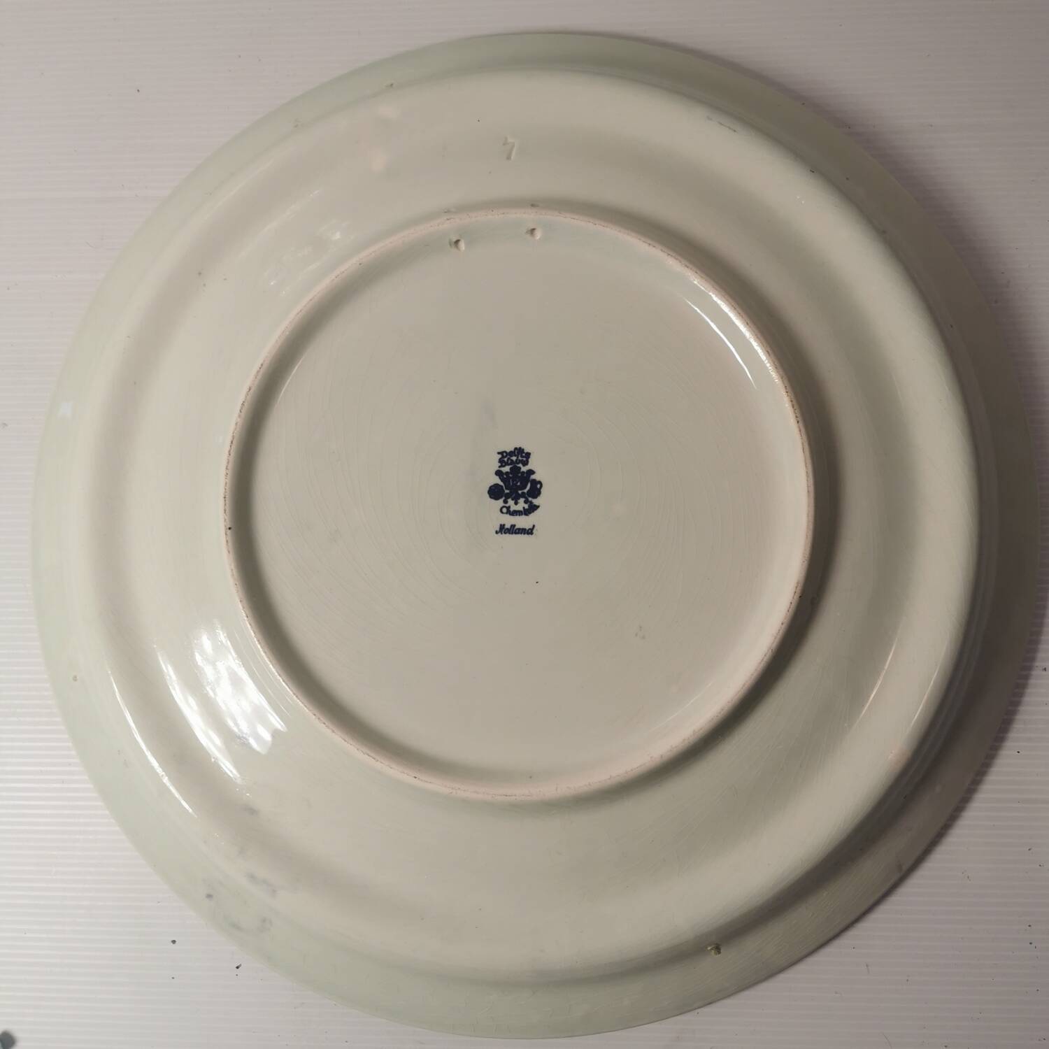 Large vintage dish, Delfts Blauw