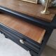 Commode vintage noire