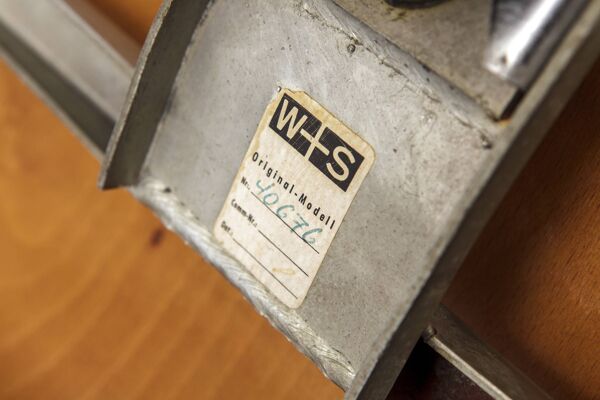 Chaise pivotante Egon Eiermann pour Wilde & Spieth, chaise de bureau Bauhaus des années 1950,