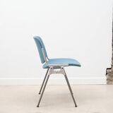 DSC 106 chair by G.Piretti for Castelli blue
