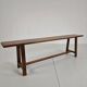 Pair of 19th century French rustic benches – solid oak