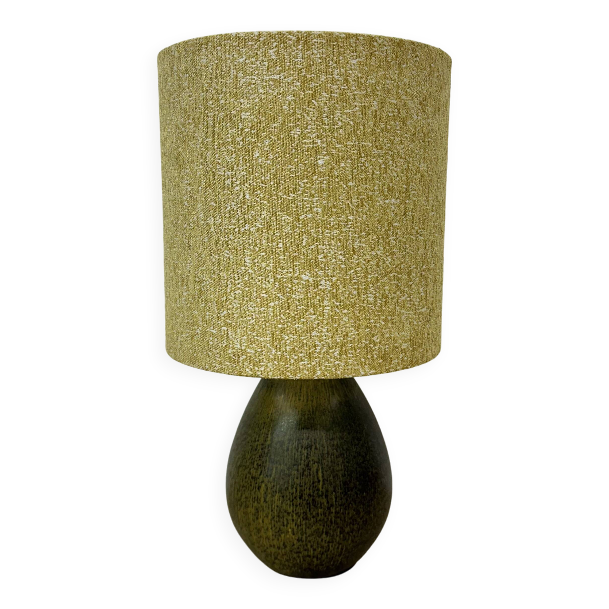 Vintage ceramic table lamp , 1970s German