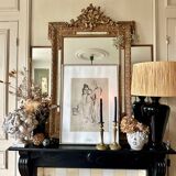 Pair of bronze candlesticks