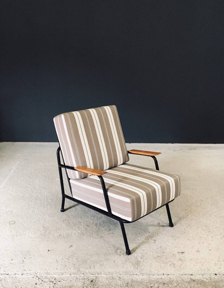 Mid-Century Modern Lounge Chair, France, 1950s