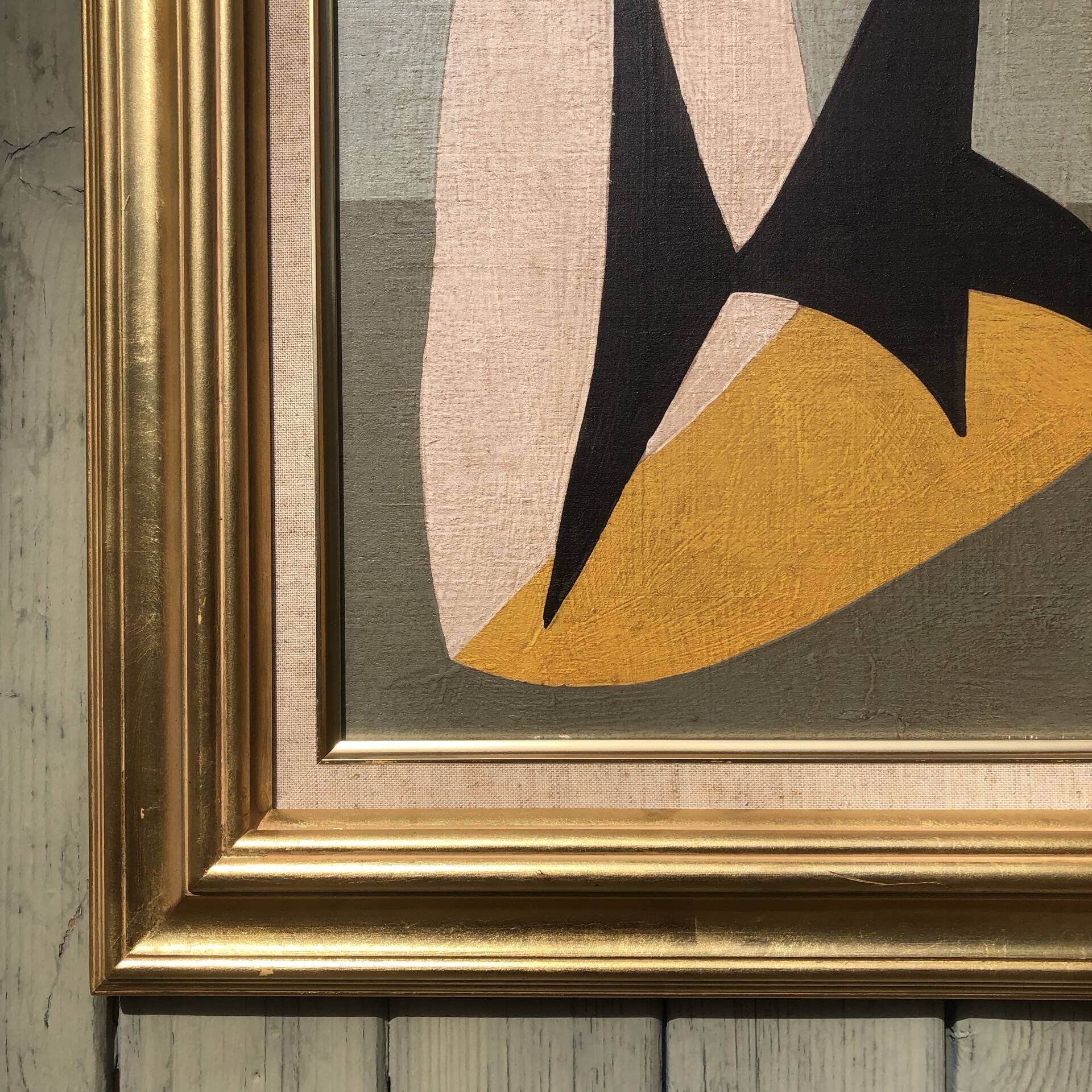 Golden frame painting