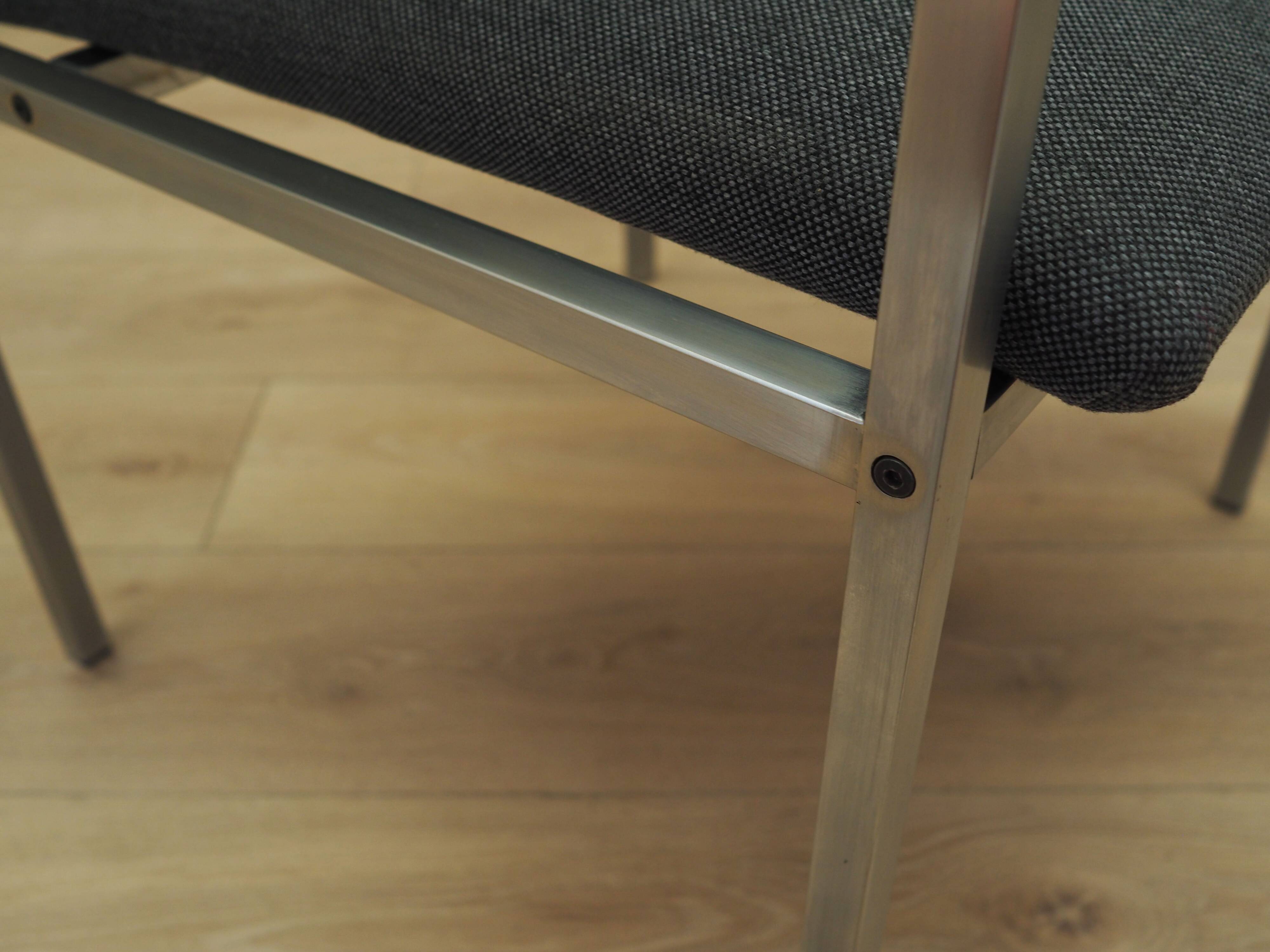 Grey armchair, Danish design, 1960s, designer: Sigvard Bernadotte, manufact