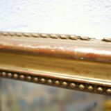 Old rectangular mirror Louis Philippe 150cm x 107cm