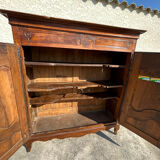 Antique wardrobe Louis XV style walnut