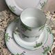 Set of 2 antique porcelain chocolate services.