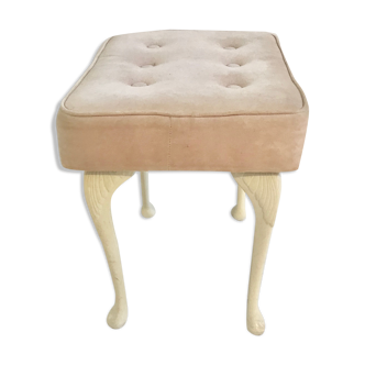 Padded velvet stool