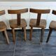 Set of 4 T chairs by Olavi Hanninen, 1960s