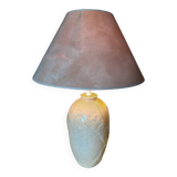 St Clément cracked ceramic lamp from the 70s