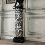 Pair of Columns Decorated with Fragments of Earthenware and Porcelain, Popular Art