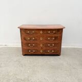 Marquetry commode from the Louis XIV period, early 18th century, Portugal.