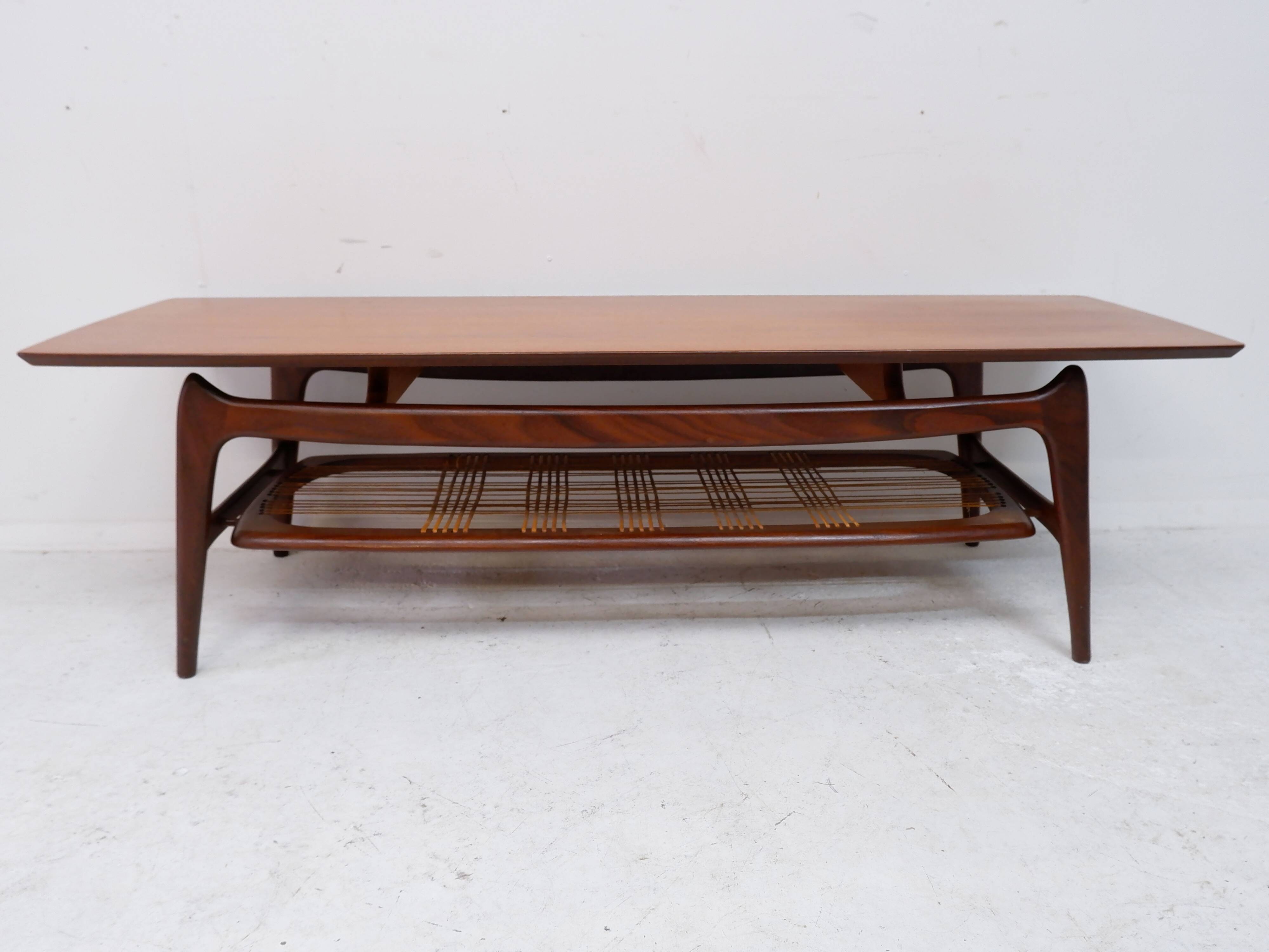 Louis van Teeffelen coffee table for Webe, 1960s