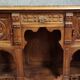 Antique walnut buffet with a marble top – Renaissance style