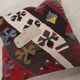 Paire de coussins géométriques en kilim turc plat