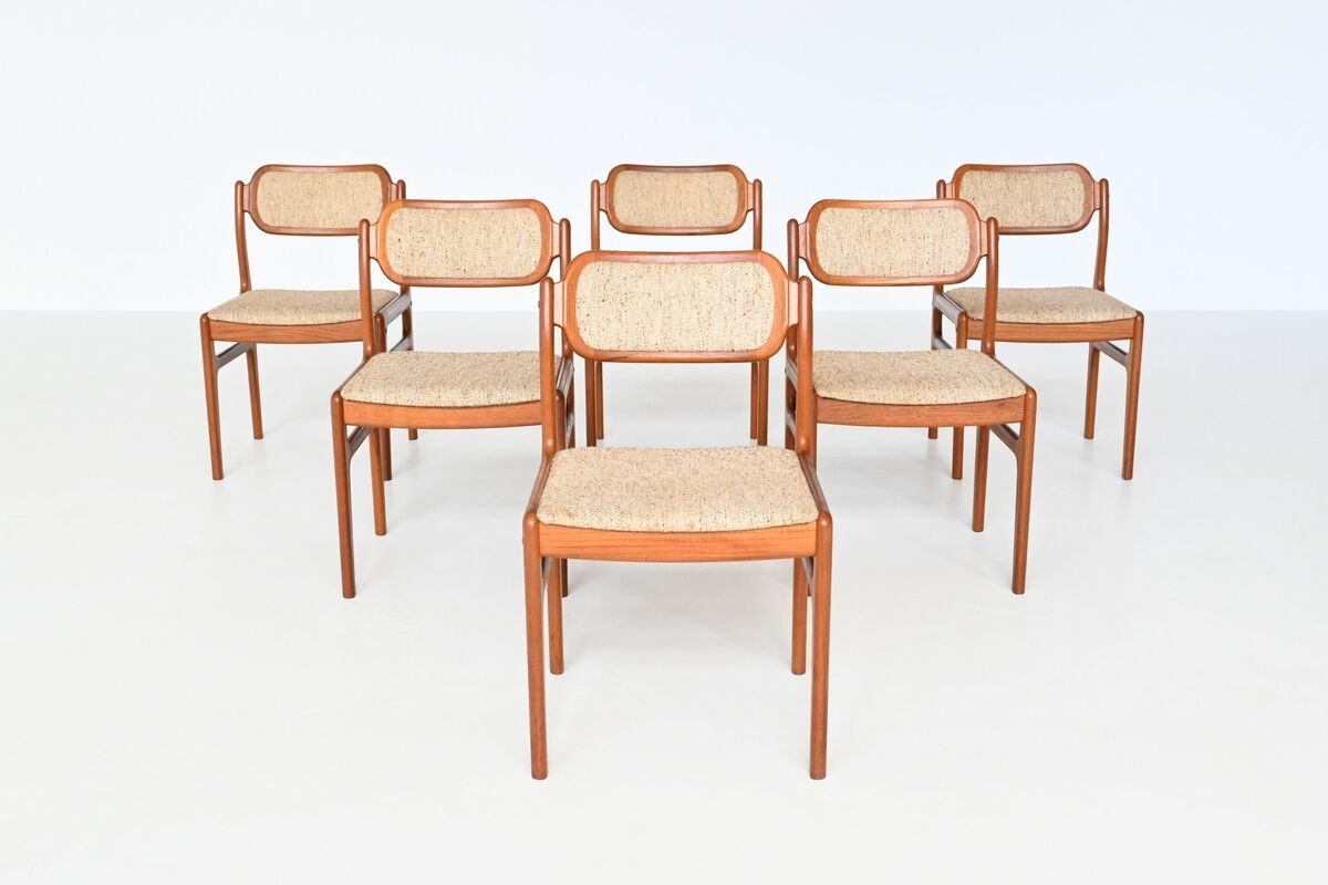 Set de 6 chaises Johannes Andersen Danemark 1960