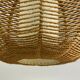 60s 70s lamp lamp ball lamp raffia braid space age design 60s 70s
