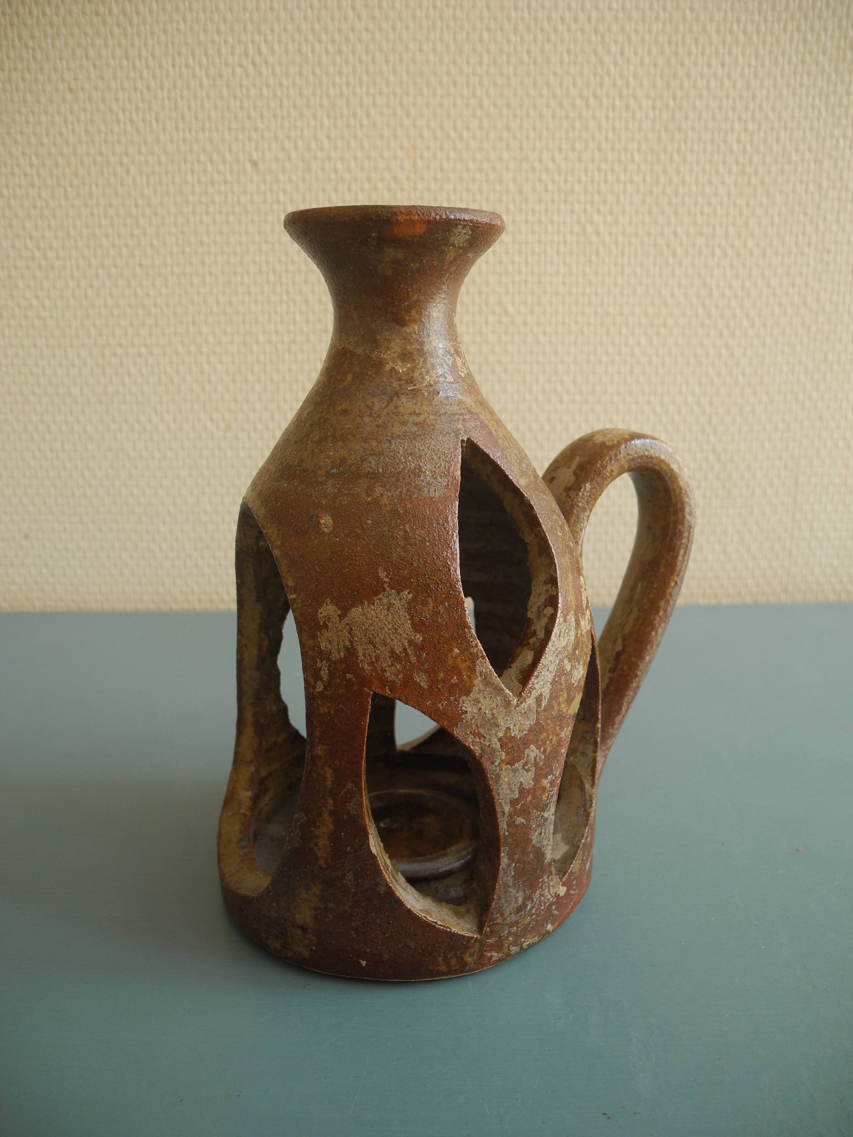 vintage ceramic candlestick tealight holder