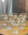 Champagne coupes or cocktail glasses with gilding
