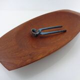 Large Mid-Century Danish Teak Bowl, 1960s