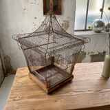 Vintage gold metal cage