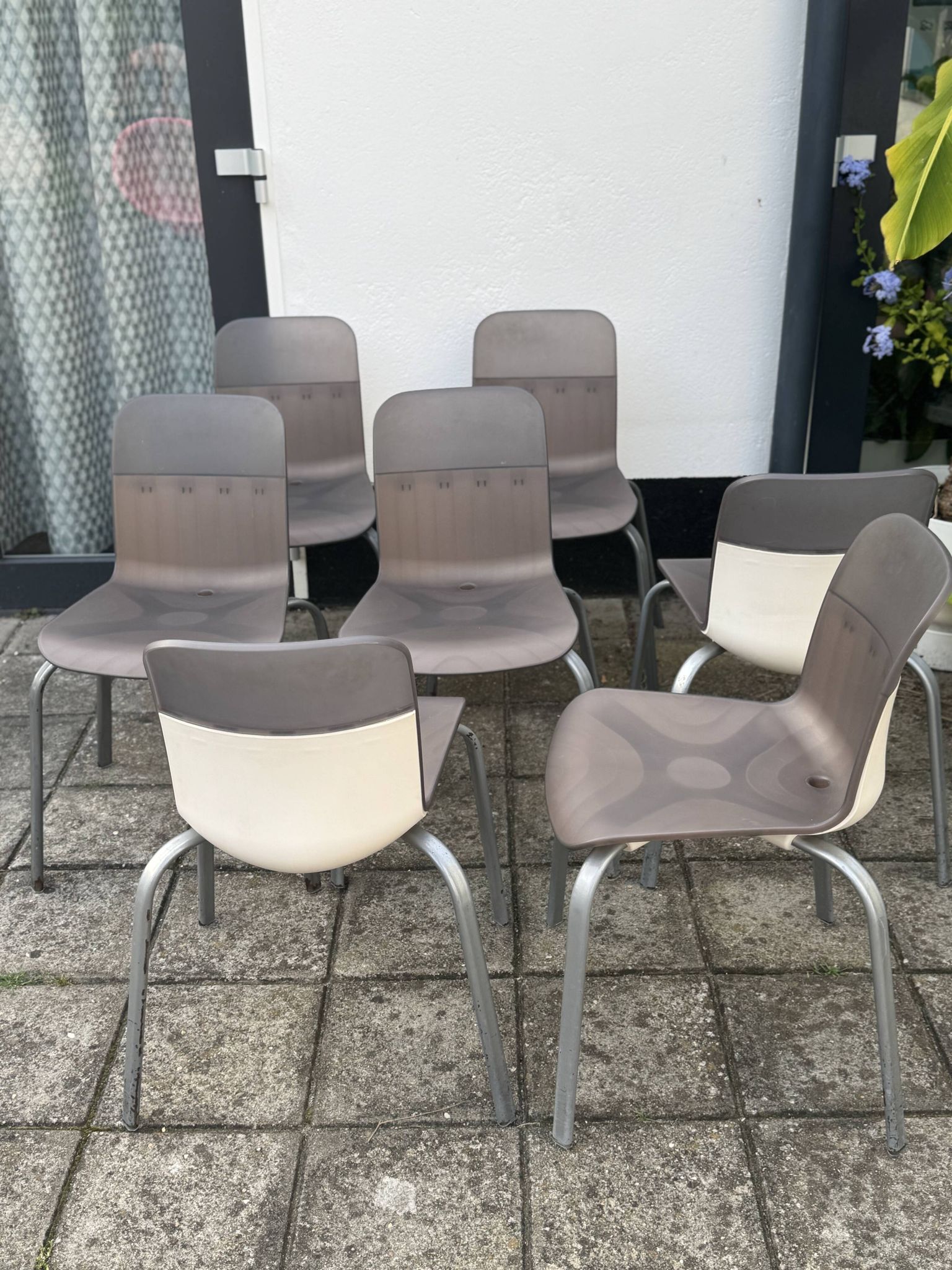 Lot de 7 chaises Ikea PS par Ehlen Johannson