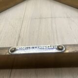 Coiffeuse italienne attribuée à Luigi Brusotti année 50 en laiton verre