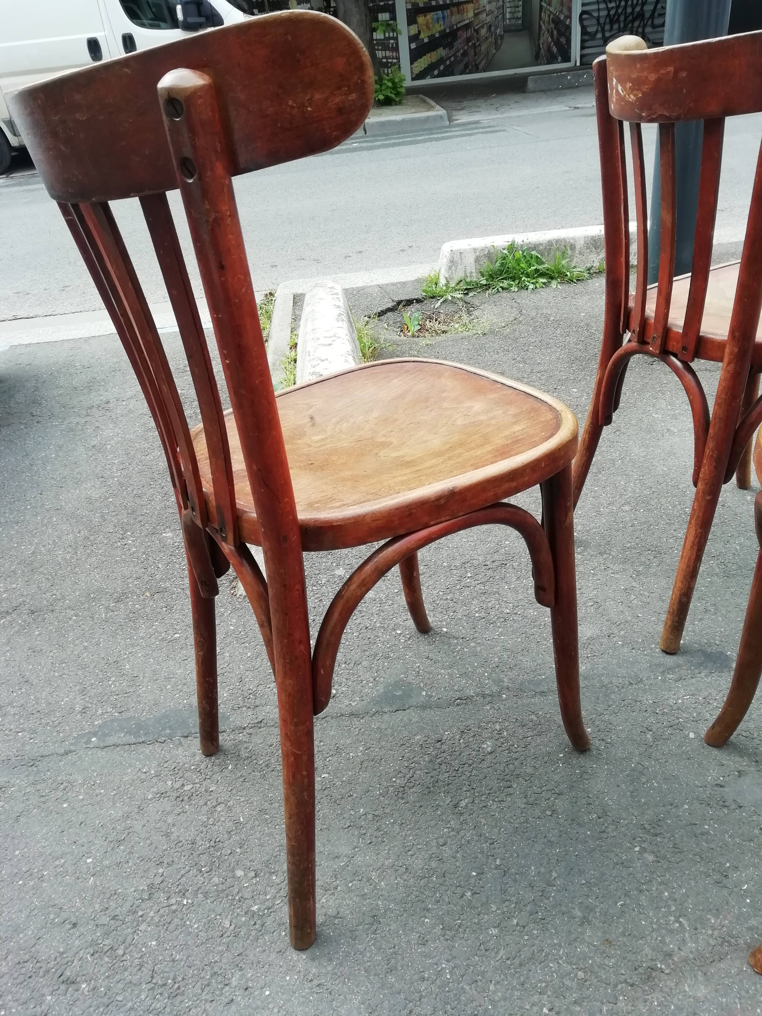 4 bistro chairs