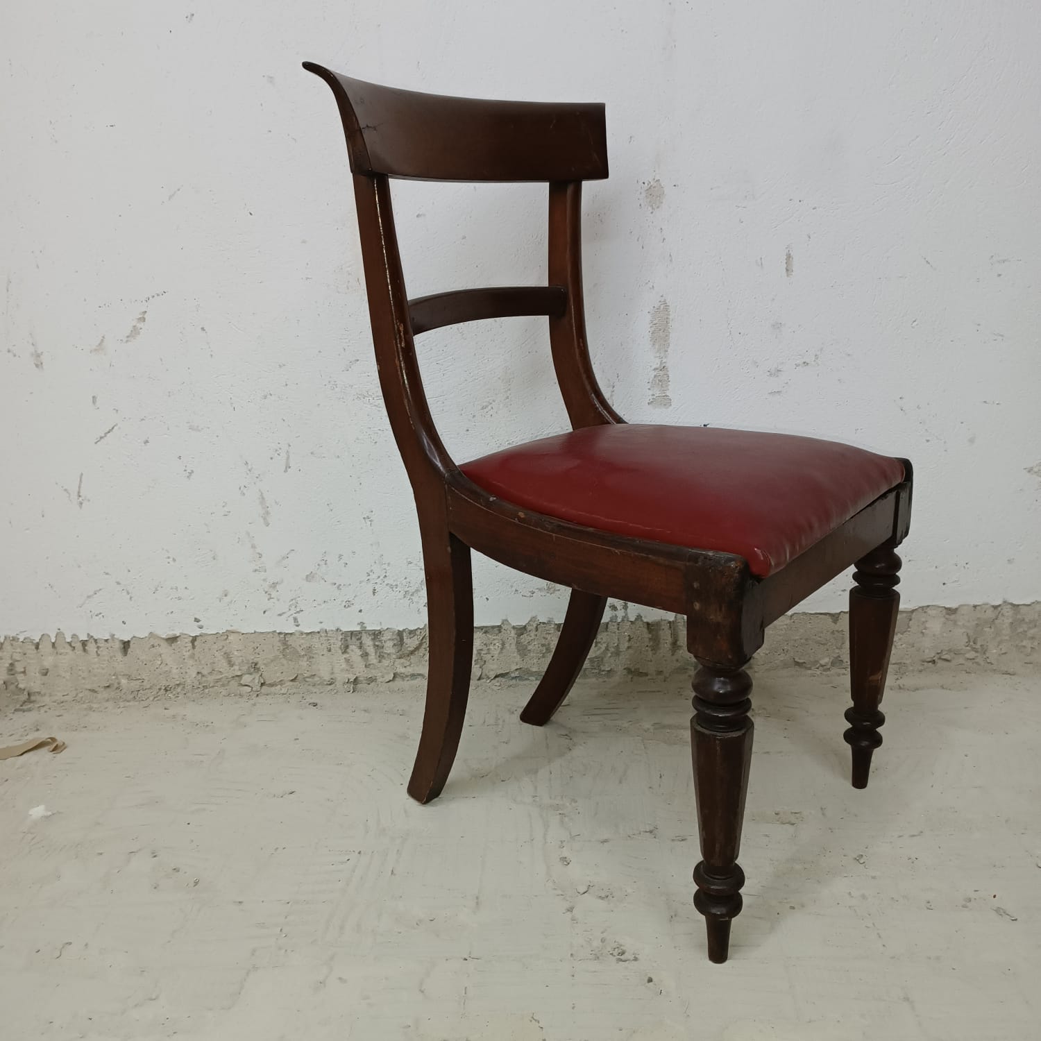 Set of 6 victorian antique dining chairs