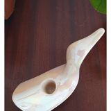 Verceram swan-shaped candle holder