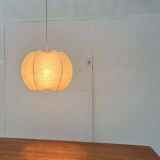 Modern mid-century Cocoon pendant lamp by Friedel Wauer for Goldkant Leuchten, Germany, 1960s.