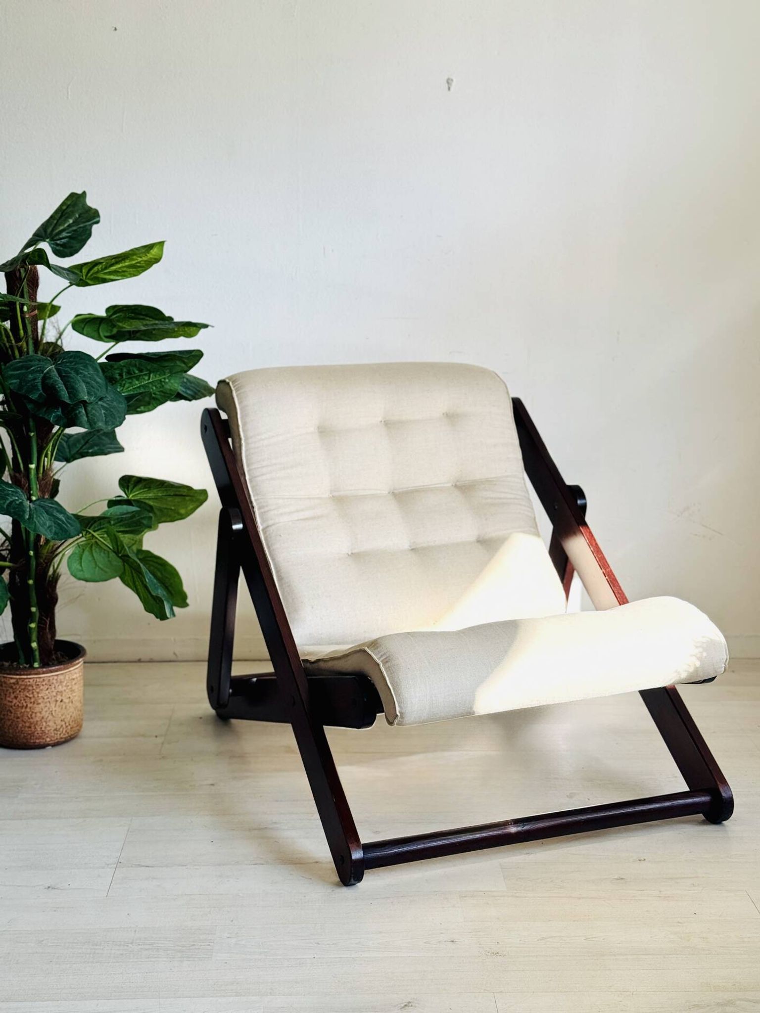 Chaise Kon Tiki vintage Ikea Gillis Lundgren