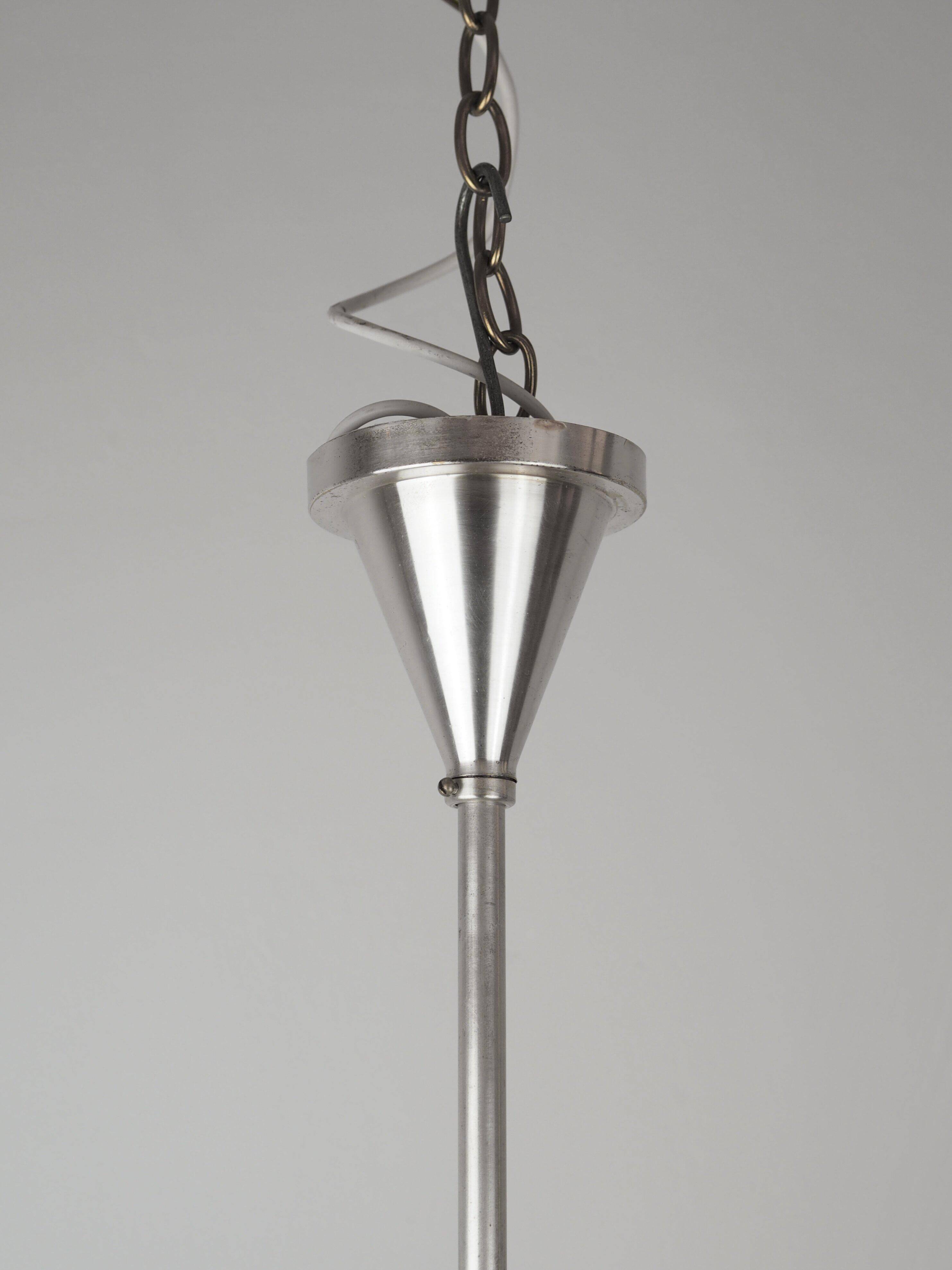 Iconic pendant lamp "Luzette" by Peter Behrens for Siemens, c. 1910s