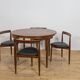 Mid-Century Dining Set by Hans Olsen for Frem Røjle, Denmark, 1950s, Set of 5